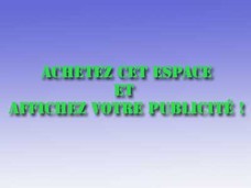 Espace publicitaire